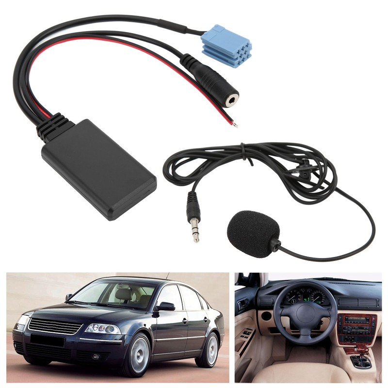 Bluetooth5.0 AUX IN Cable 3.5mm Jack ISO 8Pin 7 607