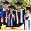 Vcmaluco Graduation Stole Sash American Guatemala Flag Graduation Stole Sash
