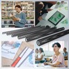 Epoium 120 Pack Spiral Binding Coils Multi Size, 4:1 Pitch