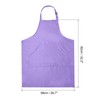 sourcing map Kitchen Cooking Aprons 82x68cm Adjustable Bib Waterproof Long