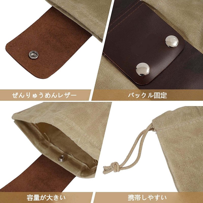 Nail Bag Waist Bag Tool Bag Dump Pouch Foldable Utility