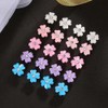 20 Pcs Mini Flower Rhinestone Hair Clips,Mini Clover Cute Hair
