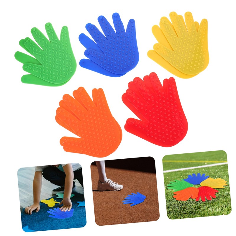 BIUDECO 5Pairs Compact Classroom Carpet Markers Spot Markers for Training