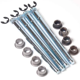 38416 Chevy C1500 2500 3500 Door Hinge Pin Bushing Repair Kit Tahoe GMC Yukon Truck SUV1988 1989 1990 1991 1992 1993 1994 1995 1996 1997 1998 1999-2002 15562609 15691493 93 94 95 96 97 98 99 20(1Set）