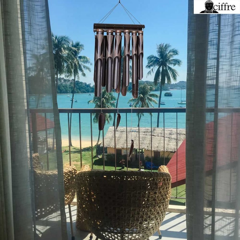 80 cm Wind Chime Soothing Sound Feng Shui Bamboo Wind