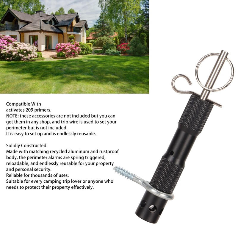 Perimeter Trip Alarm Metal Camping Trip Wire Alarm Device Early