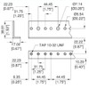 (1 Pair) Penn ELCOM 11U / 11 Space Rack Rails