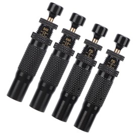 Kit de Válvula Desinfladora de Neumáticos de 4 Uds, Juego de Válvula de Purga Rápida para 30 a 10 PSI con Construcción de Latón Ajustable, Se Adapta a 4x4 Todoterreno