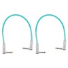 2PCS 12 Inch Guitar Jumper 1/4 Inch Plug Guitar Effect