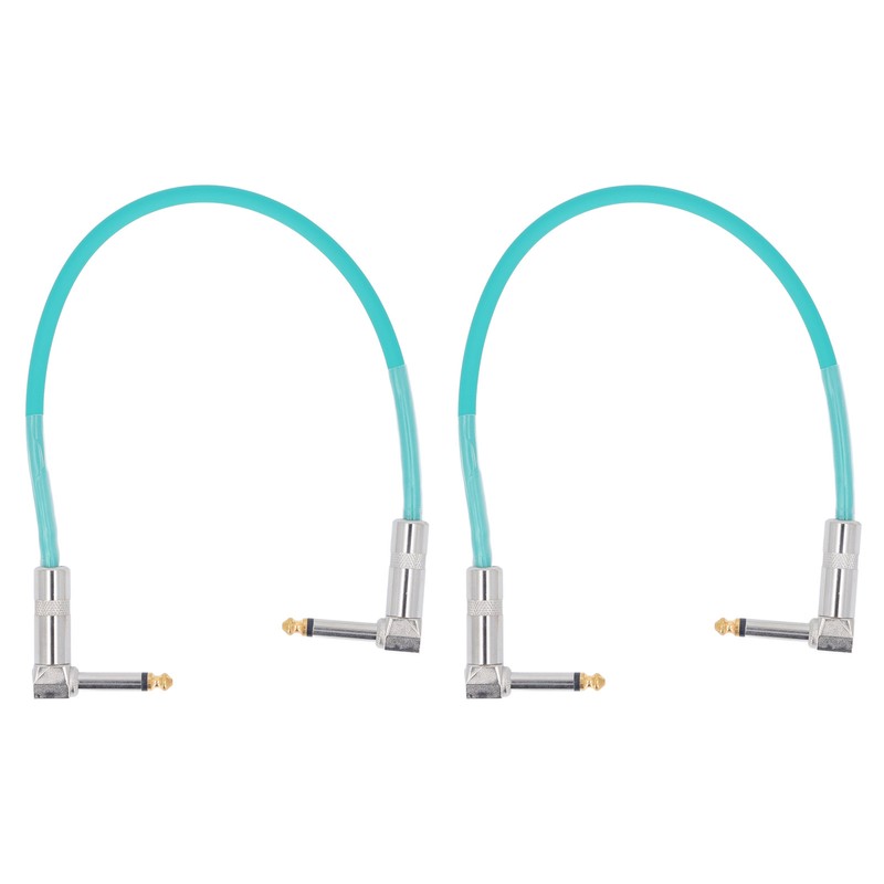 2PCS 12 Inch Guitar Jumper 1/4 Inch Plug Guitar Effect