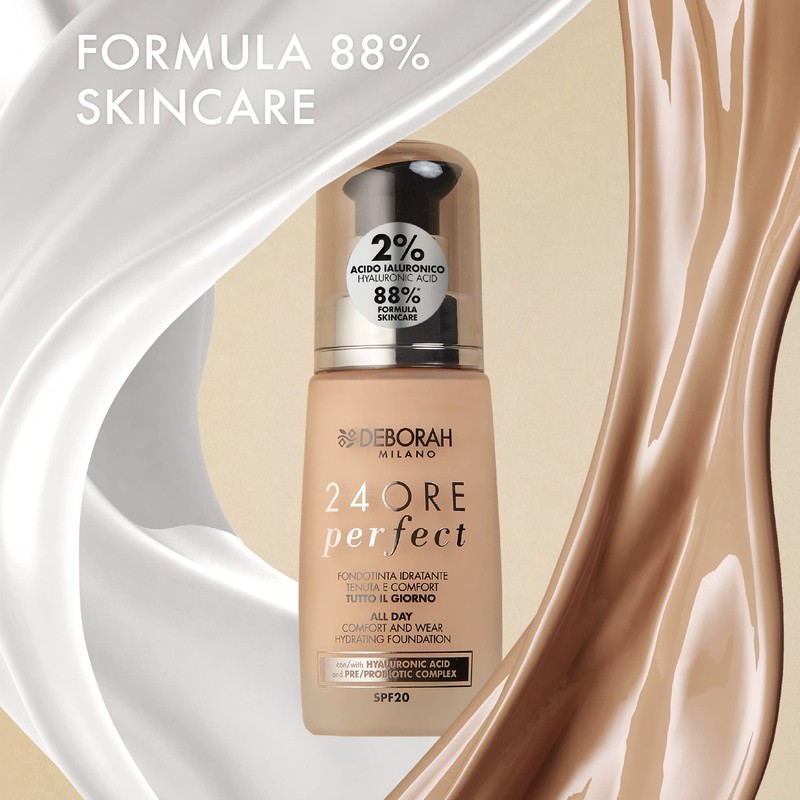 Deborah Milano - 24 Hours Liquid Foundation Perfect Moisturising SPF