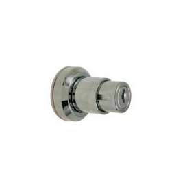 L&F 5886 Glass Sliding Door Lock - Plunger Type (Keyed Alike)