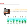 Electronic Garden Watering Timer Automatic Watering Irrigation Controller LCD Display