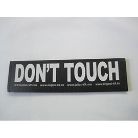 Julius-K9 Don't Touch (Small) Package of 2 Labels for Harnesses