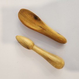 Juniper Wood Massage Gua Sha Stick Acupressure Rod Type 2ea