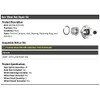 Rear Wheel Hub and Bearing Repair Kit - with Retaining
