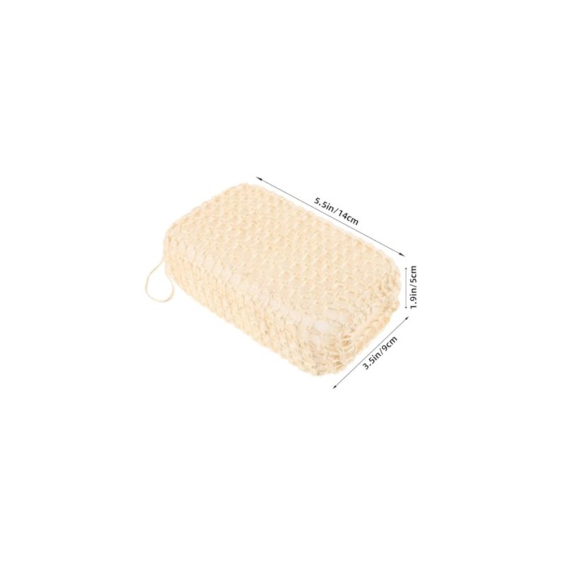 Esponja Diaria de Sisal Mujer Beige para Baño Exfoliante de