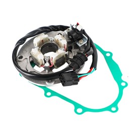 Topteng Magneto Stator Coil + Voltage Regulator + Gasket Assy for Yamaha YZ250F 2006-2009, YZ250F 50TH Anniversary 2006 5XC-85560-00, 5XC-85560-11-00