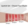 Matte & Moisten Lipstick Set - 2pcs Fruity Moisturizing Lipsticks,