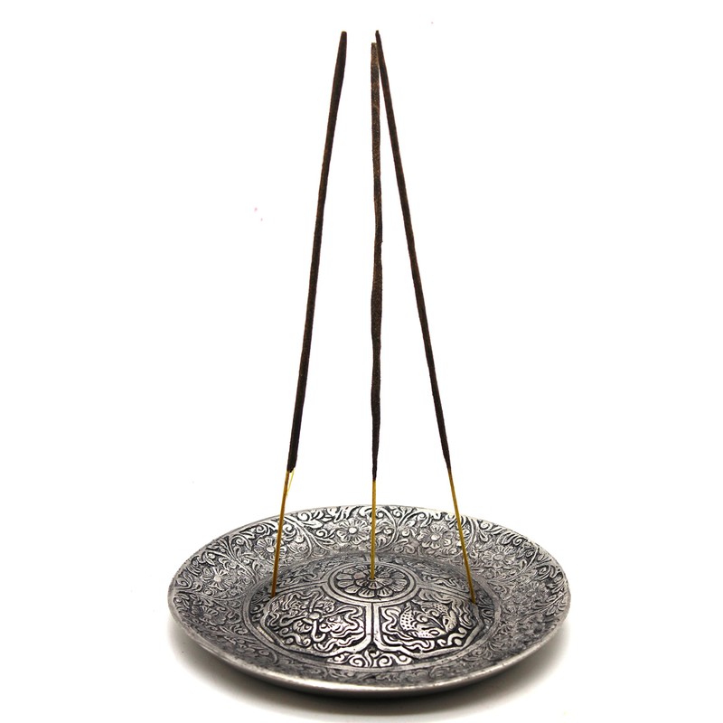 Govinda - Large Tibetan Incense Burner - 6 Inches Diameter