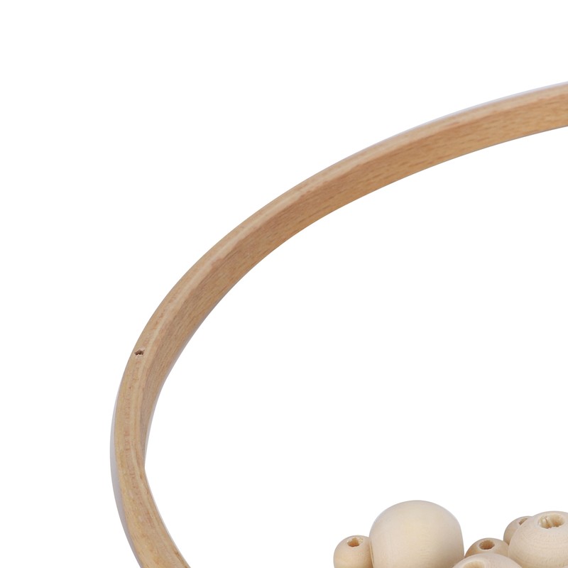 DIY Wind Chimes Kit Round Wood Beads Crafts Ornaments Hand