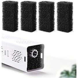 Tigerlily Enterprises Biochemical 4 Pack Replacement Biological Sponge Foam for Fish Tank Filter 4-in-1 Internal Aquarium Filter, 500 or 700L/H Submersible Sponge Filters For Aquarium.