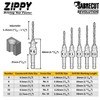 11 x SabreCut Zippy SCRKZ1 Countersink Set with Adjustable Pilot