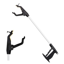 Nova Joy Reacher - Grabber Pickup Tool for Seniors - Lightweight Gripper with Magnetic Tip, Hook, and Rotating Claw - Daily Living Aid for Elderly and Users with Limited Mobility - 24" - One Pack