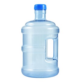 BESPORTBLE Water in Bottles 5 Litre Water Bottle Plastic Crown Caps Reusable Water Bottle Container for Outdoor Camping Backpacking Home Water Dispenser Blue