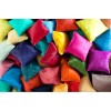 Homeroots 12" X 20" X 5" Firecracker Cowhide Pillow 2