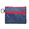 Smilish Children's Pass Case with Coil Chain (Apple), Navy, Red
