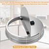 CG BP87Q Vertical Discharge Damper 7-Inch with Foam Round Backdraft
