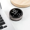 AIXXCUVQ Productivity Timer Clear LED Display Adjustable Alarm Sound is
