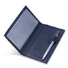 HISCOW Funda flexible de piel para chequera, con divisor, piel