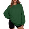 PINSPARK Sweatshirt for Women Oversized Fleece Pullover Crewneck Y2K Sweatshirts