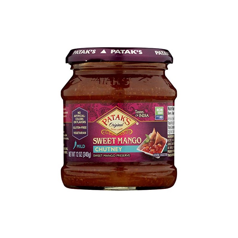 Patak's Sweet Mango Chutney, 12 Fl Oz
