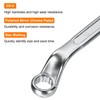 sourcing map Offset Extra Long Box End Wrench 10 x