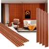 Eazart 3D Slat Wall Panels, WPC Wood Strip Texture Panels