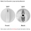 2Pcs 316442512 Burner Control Knob, Gas Range Knobs Compatible with