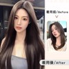 Yokosen エクステ つけ毛 襟足ウィッグ ワンタッチエクステ ストレート ロング 3枚セット ハーフウィッグ 付け毛
