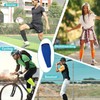 WEZCHUGHAOL 2-Pack Football Shin Guards with Honeycomb Pads - Soccer