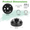 10L0L Golf Cart Brake Drum Hub Assembly for EZGO 1991-up