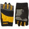 DEWALT Men's - Fingerless Performance Gloves Large, Black, L Pack