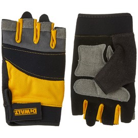 DEWALT Men's - Fingerless Performance Gloves Large, Black, L Pack of 1 UK