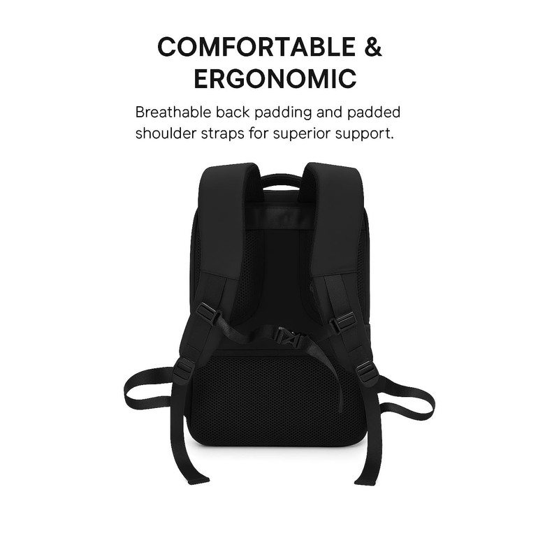 TREKON Smart Business Backpack – Waterproof Travel Laptop Bag for