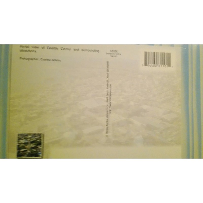 THE PACIFIC NORTHWEST BRIGHT AIR VIEW PHOTO POST CARD OVER