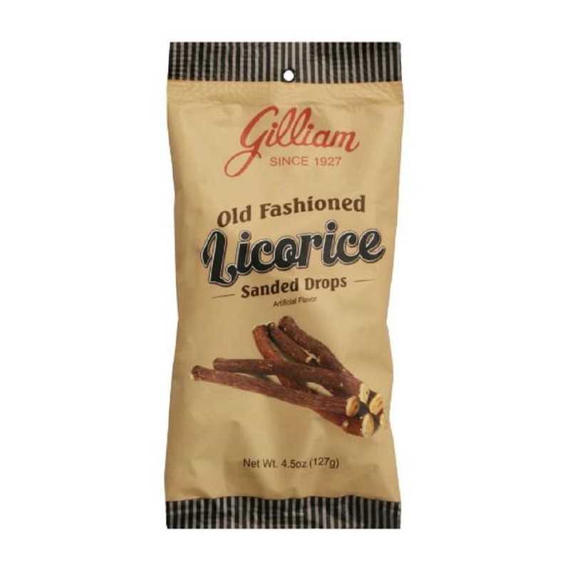 Gilliam Old Fashioned Candy Flavored Sanded Licorice Drops (4.5 oz.