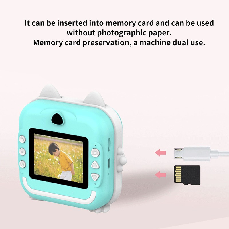 Children Digital Print Camera 24MP 5V 1080P 720P 2.4in Display