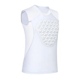 Dreammonkey 3T-9Y Toddlers Baseball Chest Protector Padded Compression Shirt Softball Lacrosse Rib Heart Sternum Guard