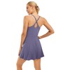 PERSIT Women Tennis Dress Athletic Wrokout Dress Golf with Built